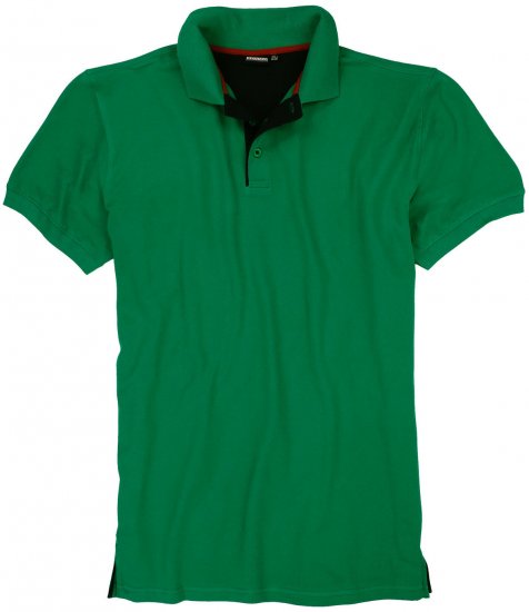 Adamo Pablo Comfort fit Polo shirt Green - Tricouri polo - Tricouri Polo Bărbați Mărimi Mari