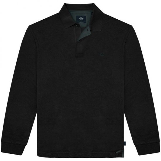 Double Outfitters PS-3097 Polo Shirt Embroidered Black - Tricouri polo - Tricouri Polo Bărbați Mărimi Mari