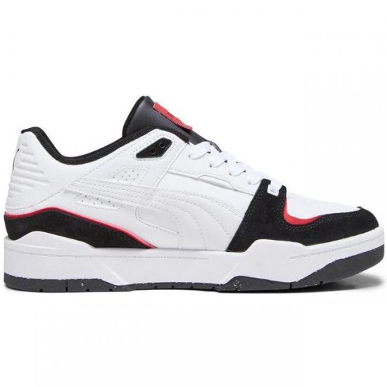 Puma Slipstream Bball Mix Men Sneakers White-Black-Red - Bărbați pantofi 40-52 - 