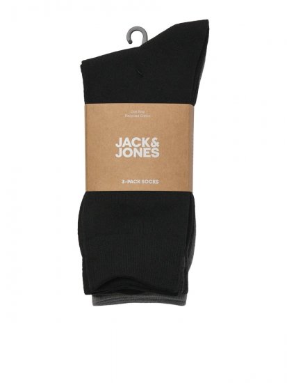 Jack & Jones Ordinary Șosete Neagră 3-pack - Lenjerie intimă & costum baie - Lenjerie Intimă Bărbați Mărimi Mari