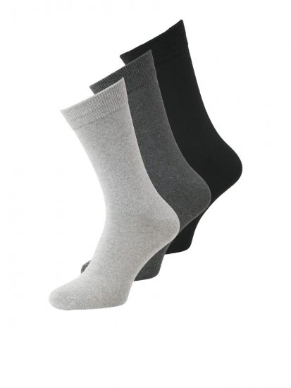 Jack & Jones Ordinary Șosete Neagră 3-pack - Lenjerie intimă & costum baie - Lenjerie Intimă Bărbați Mărimi Mari