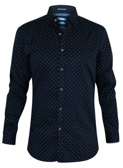 D555 Rashard Long Sleeve Printed Shirt - Cămăși - Cămăși Bărbați Mărimi Mari