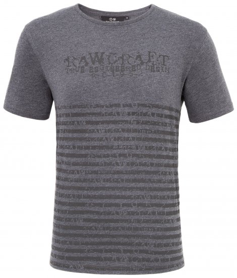 Rawcraft Reeder T-shirt Charcoal - Tricouri - Tricouri Bărbați Mărimi Mari
