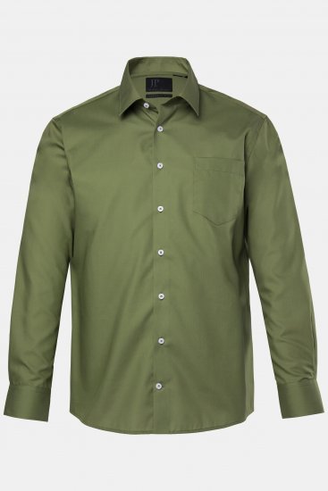 JP1880 Shirt Business Long Sleeve Green - Cămăși - Cămăși Bărbați Mărimi Mari