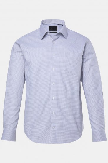 JP1880 Business Shirt Long Sleeve Two-Tone Grey - Cămăși - Cămăși Bărbați Mărimi Mari