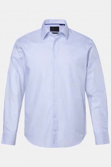 JP1880 Business Shirt Long Sleeve Striped Snow White - Cămăși - Cămăși Bărbați Mărimi Mari