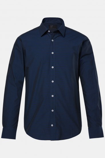 JP1880 Shirt Long Sleeve Kent Collar Navy - Cămăși - Cămăși Bărbați Mărimi Mari