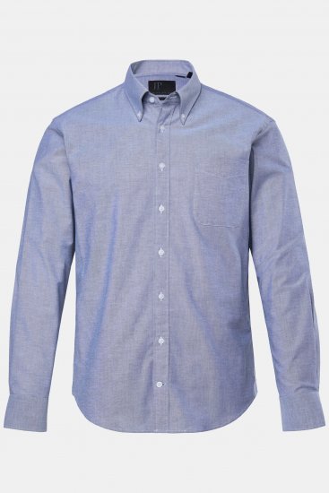 JP1880 Oxford Shirt Long Sleeve Denim Blue - Cămăși - Cămăși Bărbați Mărimi Mari