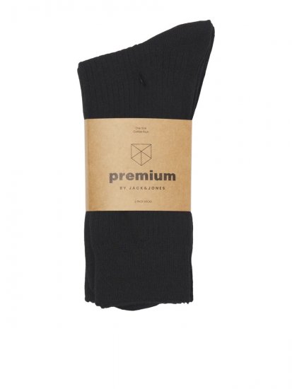 Jack & Jones Premium Șosete Neagră 2-pack - Lenjerie intimă & costum baie - Lenjerie Intimă Bărbați Mărimi Mari
