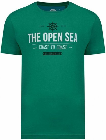 Kam Jeans 5254 Shamrock T-shirt - Tricouri - Tricouri Bărbați Mărimi Mari