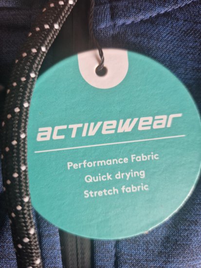 Kam Jeans AP008 Active Performance Hoodie Indigo - Pulovere & hanorace - Pulovere & Hanorace Bărbați Mărimi Mari