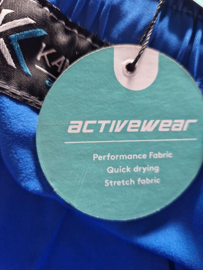 Kam Jeans AP004 Active Performance Shorts Royal Blue - Pantaloni trening - Pantaloni Trening Bărbați Mărimi Mari