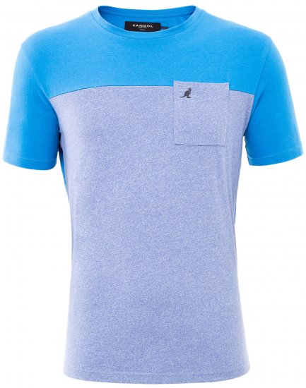 Kangol Sherwin T-shirt Blue - Tricouri - Tricouri Bărbați Mărimi Mari
