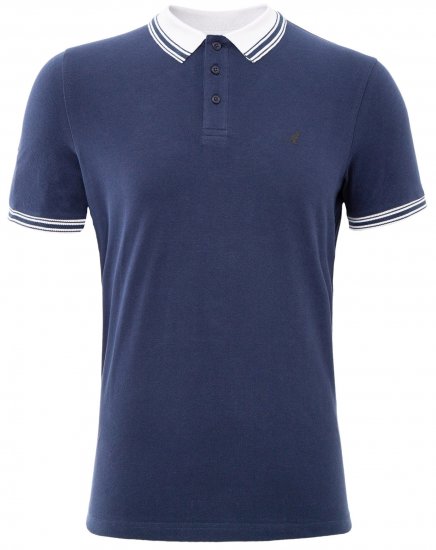 Kangol Shipley Polo Navy - Tricouri polo - Tricouri Polo Bărbați Mărimi Mari