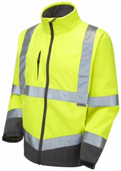 Leo Buckland Softshell Jacket Yellow - Haine de lucru - Haine de lucru Bărbați Mărimi Mari