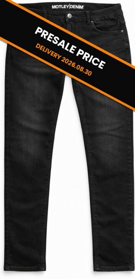 Motley Denim Soho 5-Pocket Jeans Black - Blugi & pantaloni - Blugi & Pantaloni Bărbați Mărimi Mari