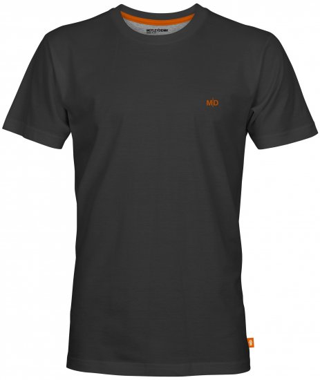 Motley Denim Stockholm T-shirt Charcoal - Tricouri - Tricouri Bărbați Mărimi Mari