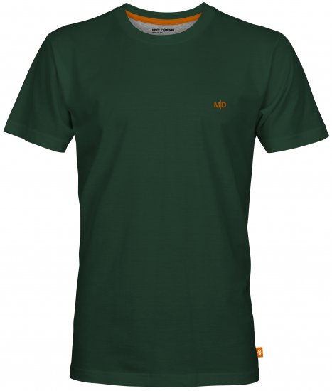 Motley Denim Stockholm T-shirt Racing Green - Tricouri - Tricouri Bărbați Mărimi Mari