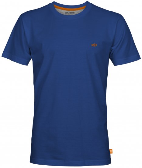 Motley Denim Stockholm T-shirt Royal Blue - Tricouri - Tricouri Bărbați Mărimi Mari