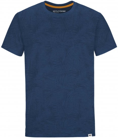 Motley Denim Sutton T-shirt Dark Indigo - Tricouri - Tricouri Bărbați Mărimi Mari