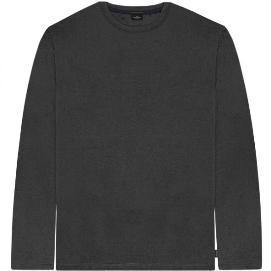 Double Outfitters TS-9170 Long Sleeve T-Shirt Anthracite - Tricouri - Tricouri Bărbați Mărimi Mari