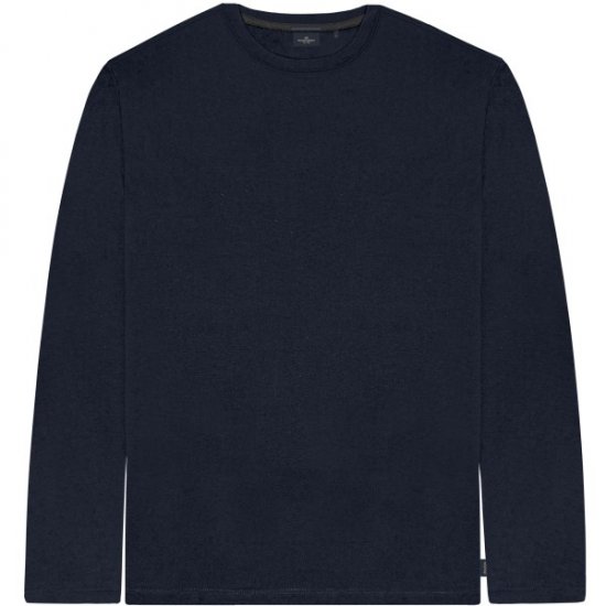 Double Outfitters TS-9170 Long Sleeve T-Shirt Navy - Tricouri - Tricouri Bărbați Mărimi Mari