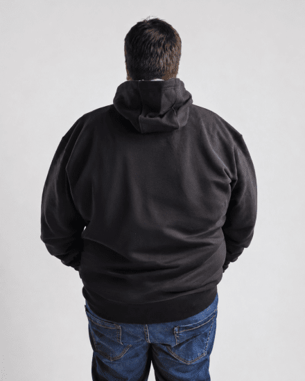 Motley Denim Riga Hoodie Black - Pulovere & hanorace - Pulovere & Hanorace Bărbați Mărimi Mari