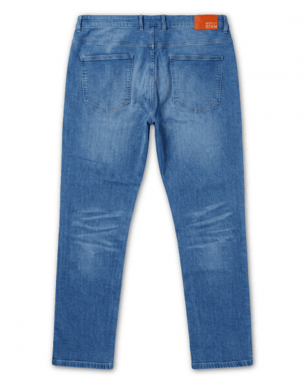 Motley Denim Soho 5-Pocket Jeans Blue Wash - Blugi & pantaloni - Blugi & Pantaloni Bărbați Mărimi Mari