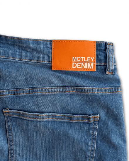 Motley Denim Soho 5-Pocket Jeans Blue Wash - Blugi & pantaloni - Blugi & Pantaloni Bărbați Mărimi Mari