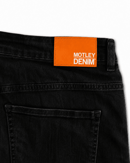 Motley Denim Soho 5-Pocket Jeans Black - Blugi & pantaloni - Blugi & Pantaloni Bărbați Mărimi Mari