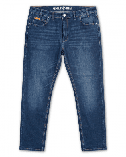 Motley Denim Soho 5-Pocket Jeans Mid Wash - Blugi & pantaloni - Blugi & Pantaloni Bărbați Mărimi Mari