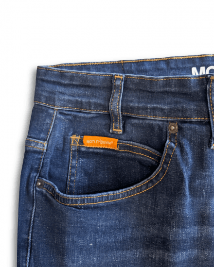 Motley Denim Soho 5-Pocket Jeans Mid Wash - Blugi & pantaloni - Blugi & Pantaloni Bărbați Mărimi Mari