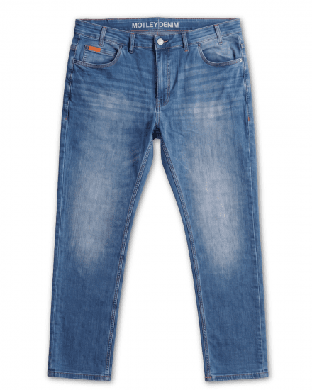 Motley Denim Soho 5-Pocket Jeans Blue Wash - Blugi & pantaloni - Blugi & Pantaloni Bărbați Mărimi Mari
