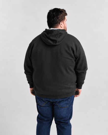 Motley Denim Copenhagen Hoodie Charcoal - Pulovere & hanorace - Pulovere & Hanorace Bărbați Mărimi Mari
