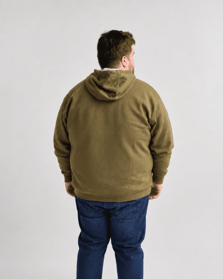 Motley Denim Copenhagen Hoodie Dark Khaki - Pulovere & hanorace - Pulovere & Hanorace Bărbați Mărimi Mari
