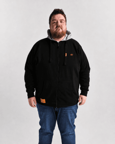 Motley Denim Copenhagen Hoodie Black - Pulovere & hanorace - Pulovere & Hanorace Bărbați Mărimi Mari