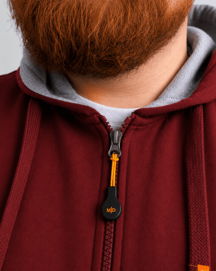 Motley Denim Copenhagen Hoodie Red - Pulovere & hanorace - Pulovere & Hanorace Bărbați Mărimi Mari