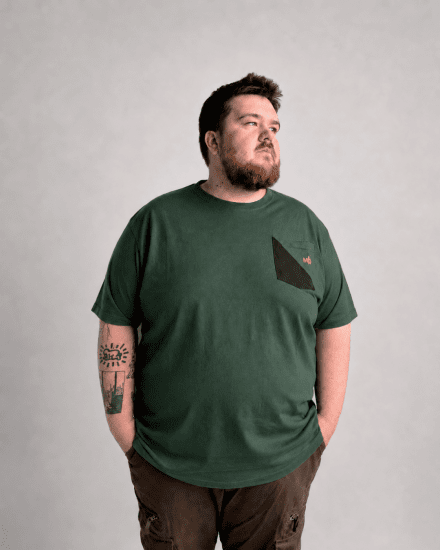Motley Denim Milan Tricou Verde racing - Tricouri - Tricouri Bărbați Mărimi Mari