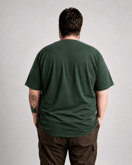 Motley Denim Milan Tricou Verde racing - Tricouri - Tricouri Bărbați Mărimi Mari