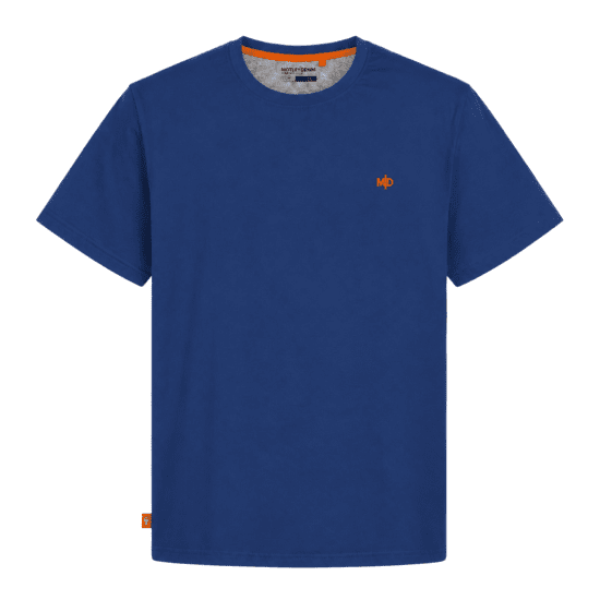 Motley Denim Stockholm T-shirt Royal Blue - Tricouri - Tricouri Bărbați Mărimi Mari