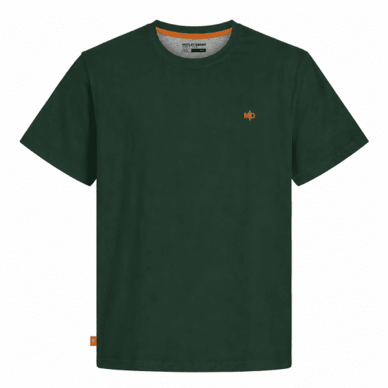 Motley Denim Stockholm T-shirt Racing Green - Tricouri - Tricouri Bărbați Mărimi Mari