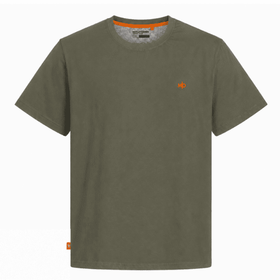 Motley Denim Stockholm T-shirt Dark Khaki - Tricouri - Tricouri Bărbați Mărimi Mari