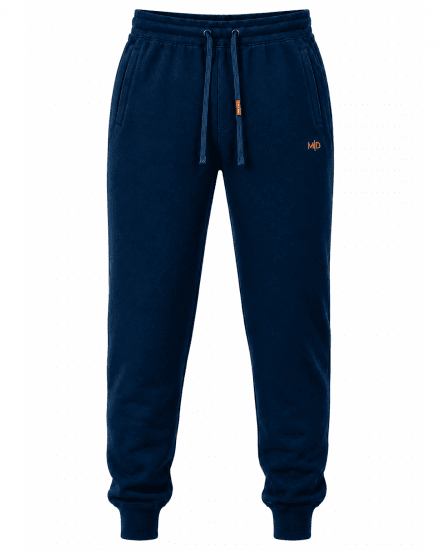 Motley Denim Berlin Sweatpants Dark Indigo - Pantaloni trening - Pantaloni Trening Bărbați Mărimi Mari