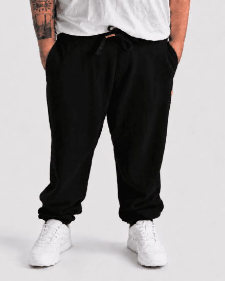 Motley Denim Berlin Sweatpants Black - Pantaloni trening - Pantaloni Trening Bărbați Mărimi Mari