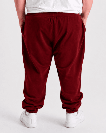 Motley Denim Berlin Sweatpants Red - Pantaloni trening - Pantaloni Trening Bărbați Mărimi Mari