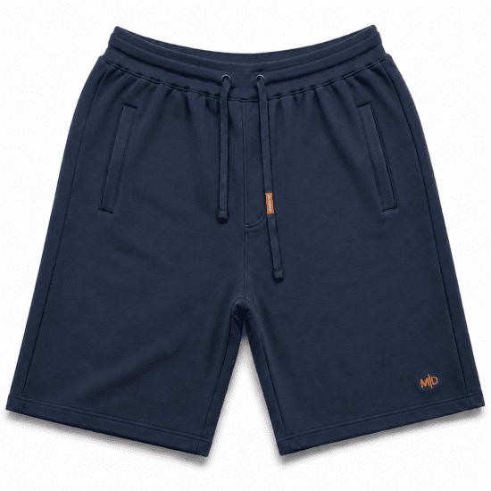 Motley Denim Paris Sweatshorts Dark Indigo - Pantaloni trening - Pantaloni Trening Bărbați Mărimi Mari