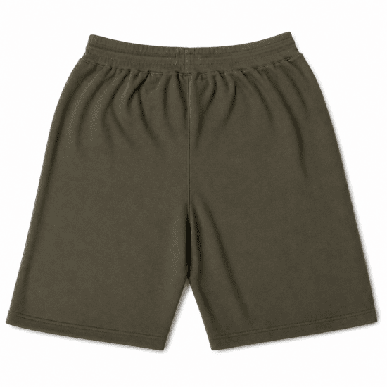 Motley Denim Paris Sweatshorts Dark Khaki - Pantaloni trening - Pantaloni Trening Bărbați Mărimi Mari
