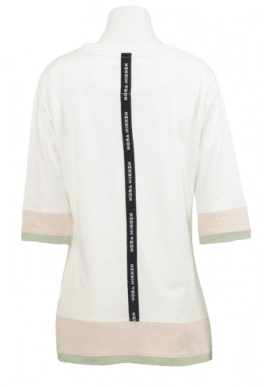 Nora Mikken ANNELI T-Shirt White - Tricouri - 