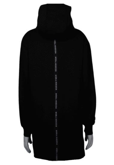 Nora Mikken KADRI Long Hoodie Black - Pulovere & hanorace - 
