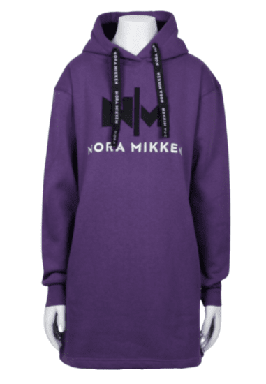 Nora Mikken KADRI Long Hoodie Purple - Pulovere & hanorace - 